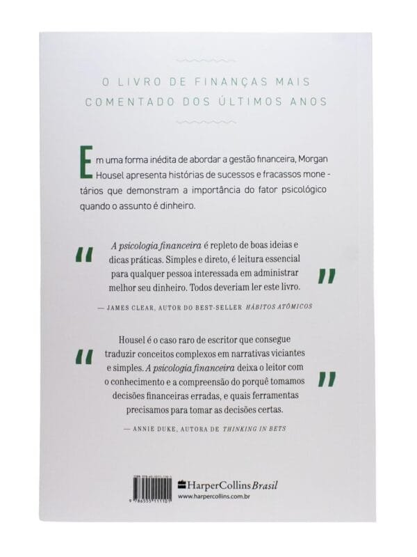 A psicologia financeira licoes atemporais sobre fortuna ganancia e felicidade 6